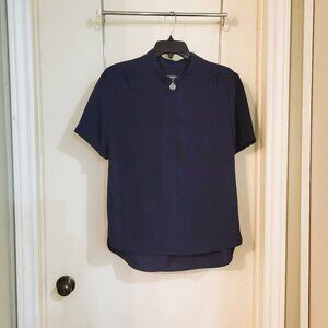 Tommy Hilfiger Short Sleeves Blouse - Navy blue. Size M